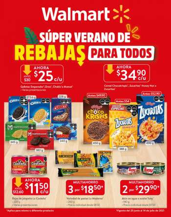 Folleto actual Walmart - 25.6.2021 - 14.7.2021.