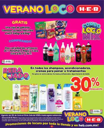 Folleto actual H-E-B - 25.6.2021 - 1.7.2021.