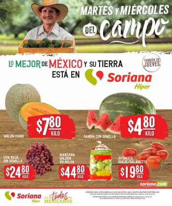Folleto actual Soriana Híper - 29.6.2021 - 1.7.2021.
