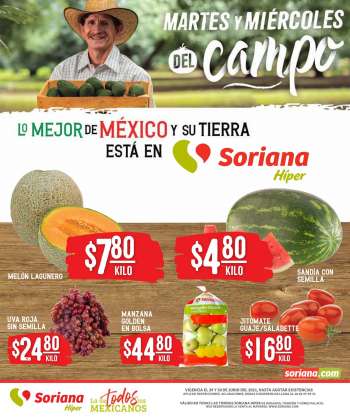 Folleto actual Soriana Híper - 29.6.2021 - 30.6.2021.