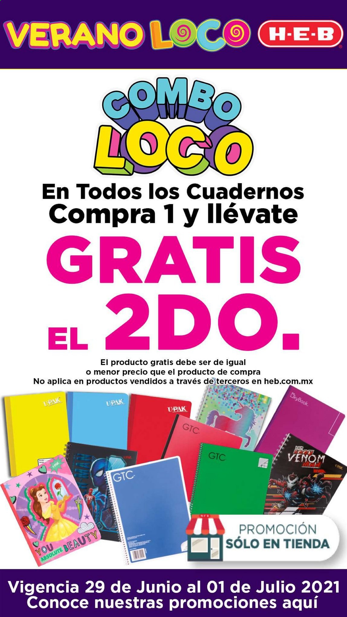 Catálogo H-E-B - 29.6.2021 - 1.7.2021. Página 1