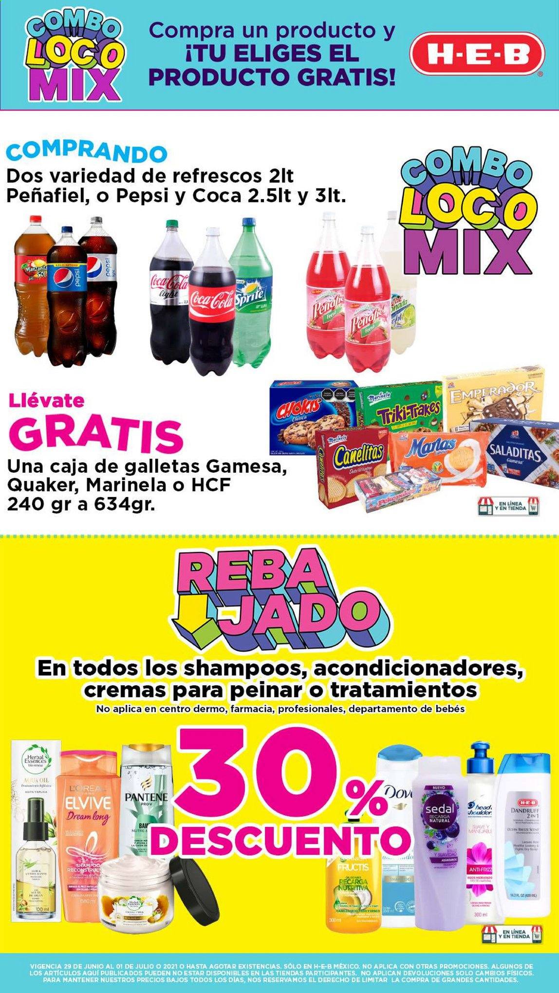 Catálogo H-E-B - 29.6.2021 - 1.7.2021. Página 2