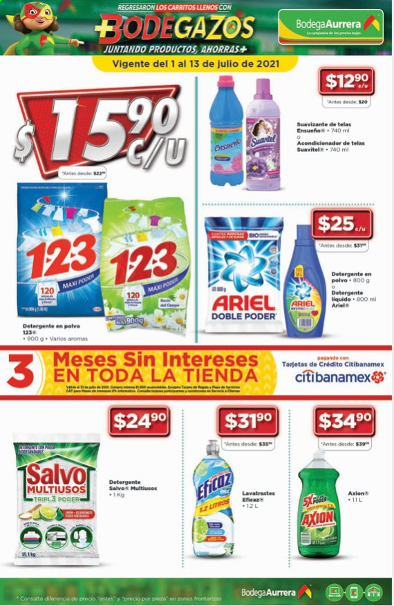 Catálogo Bodega Aurrerá - 1.7.2021 - 13.7.2021. Página 12