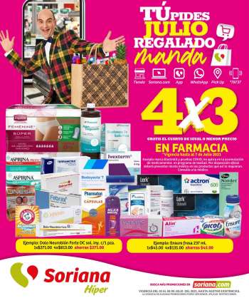 Folleto actual Soriana Híper - 2.7.2021 - 8.7.2021.