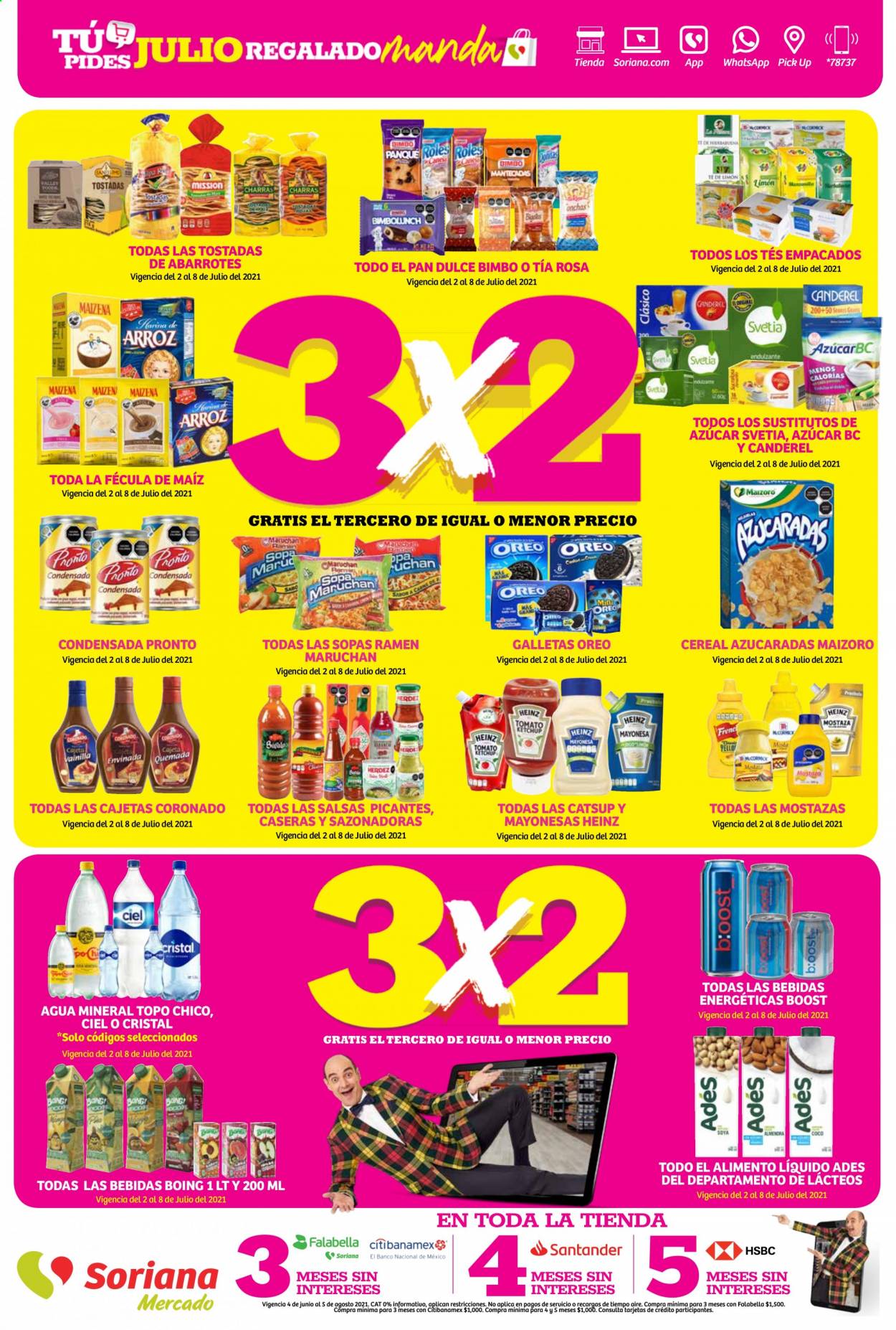 Catálogo Soriana Mercado - 2.7.2021 - 8.7.2021. Página 2