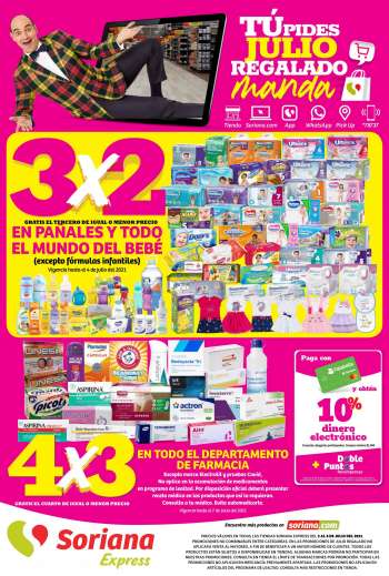 Folleto actual Soriana Express - 2.7.2021 - 8.7.2021.