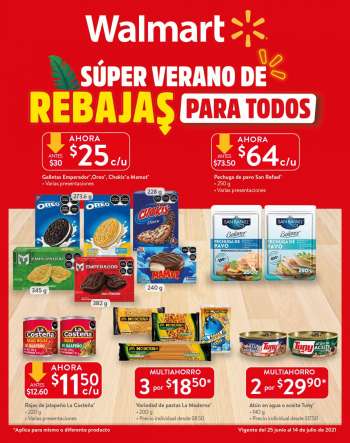 Folleto actual Walmart - 25.6.2021 - 14.7.2021.