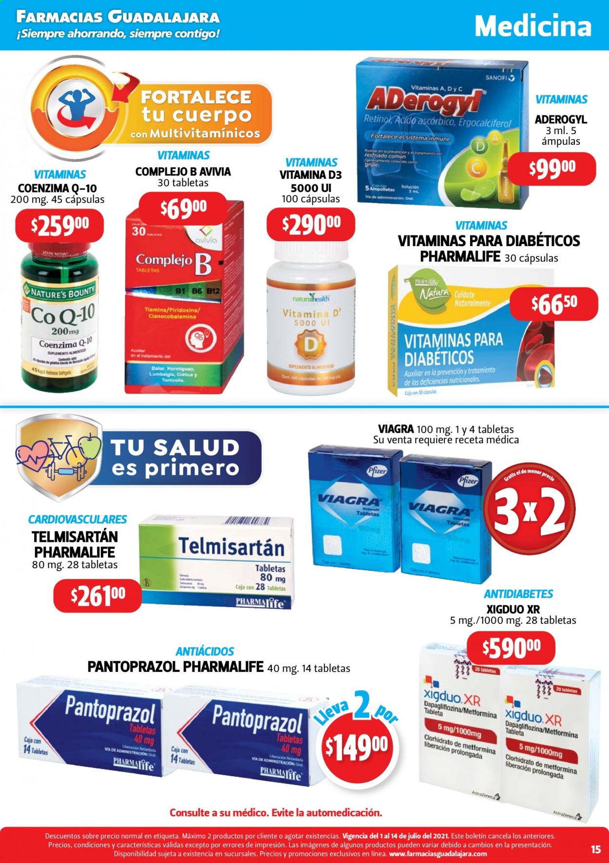 Catálogo Farmacias Guadalajara - 1.7.2021 - 14.7.2021. Página 15