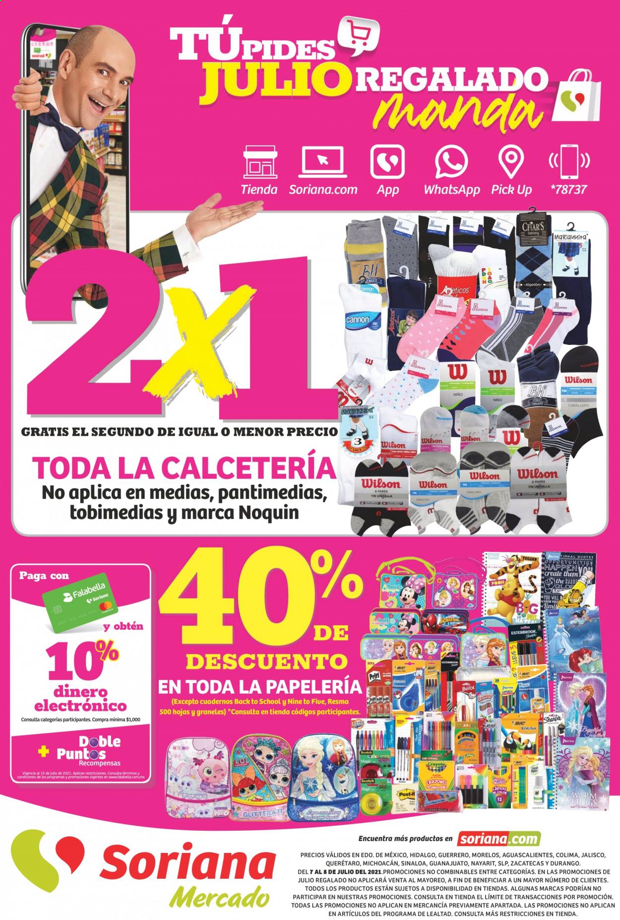 Catálogo Soriana Mercado - 7.7.2021 - 8.7.2021. Página 1