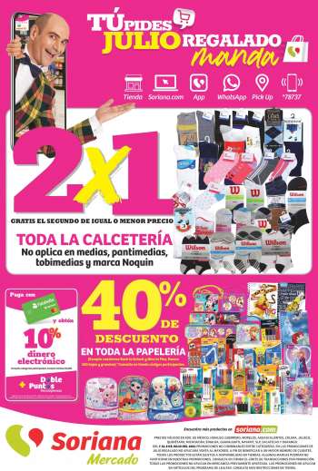 Folleto actual Soriana Mercado - 7.7.2021 - 8.7.2021.