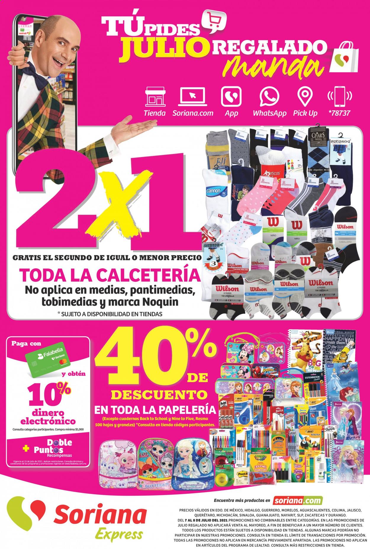 Catálogo Soriana Express - 7.7.2021 - 8.7.2021. Página 1