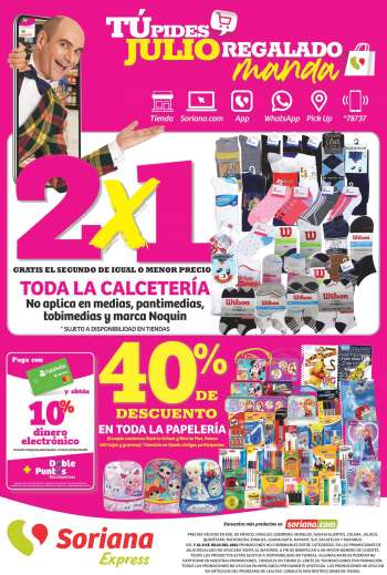 Folleto actual Soriana Express - 7.7.2021 - 8.7.2021.