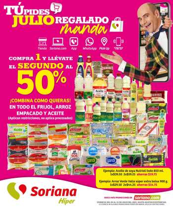 Folleto actual Soriana Híper - 9.7.2021 - 15.7.2021.