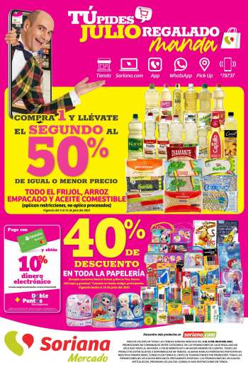 Folleto actual Soriana Mercado - 9.7.2021 - 15.7.2021.