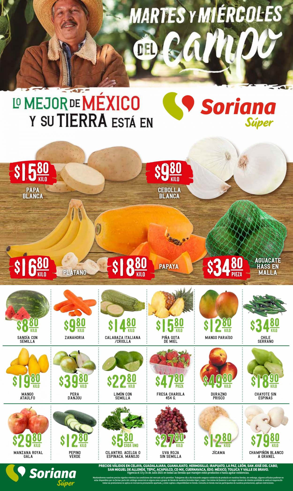Catálogo Soriana Súper - 13.7.2021 - 14.7.2021. Página 1