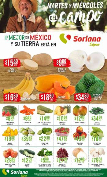 Folleto actual Soriana Súper - 13.7.2021 - 14.7.2021.