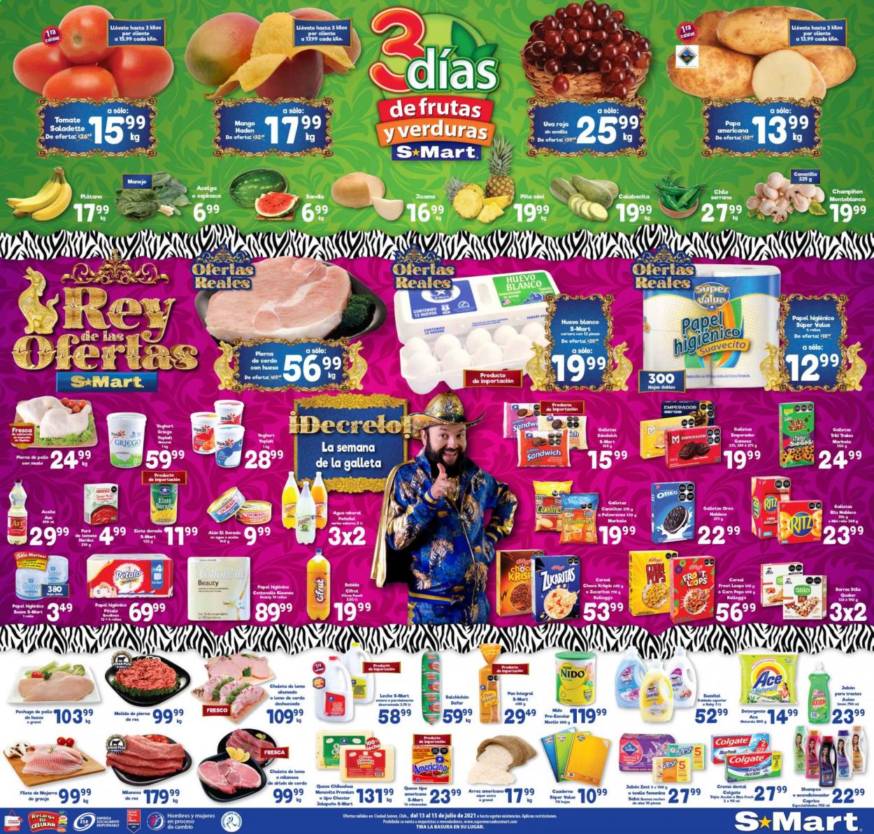 Catálogo S-Mart - 13.7.2021 - 15.7.2021. Página 1