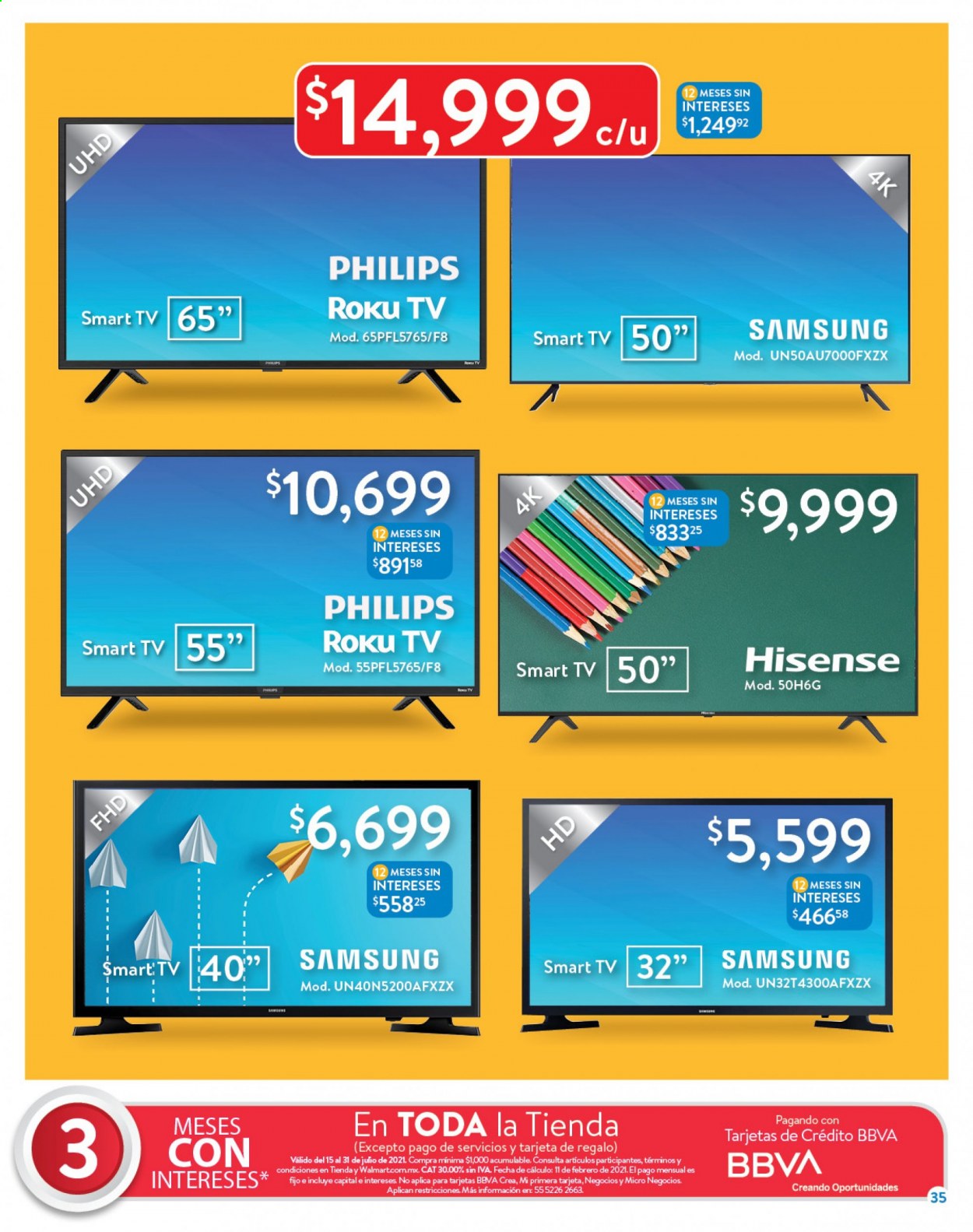 Catálogo Walmart - 15.7.2021 - 29.7.2021. Página 35