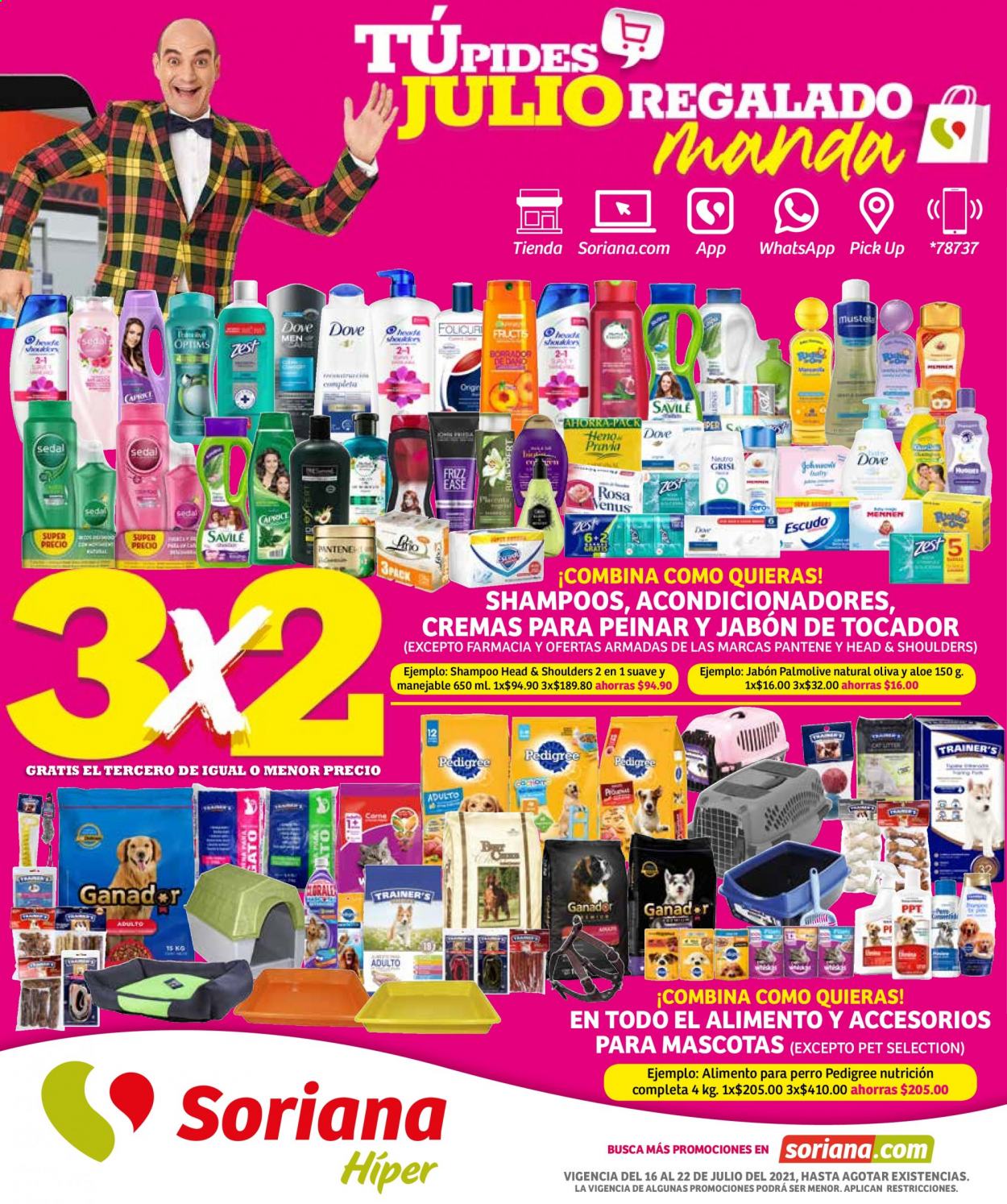 Catálogo Soriana Híper - 16.7.2021 - 22.7.2021. Página 1