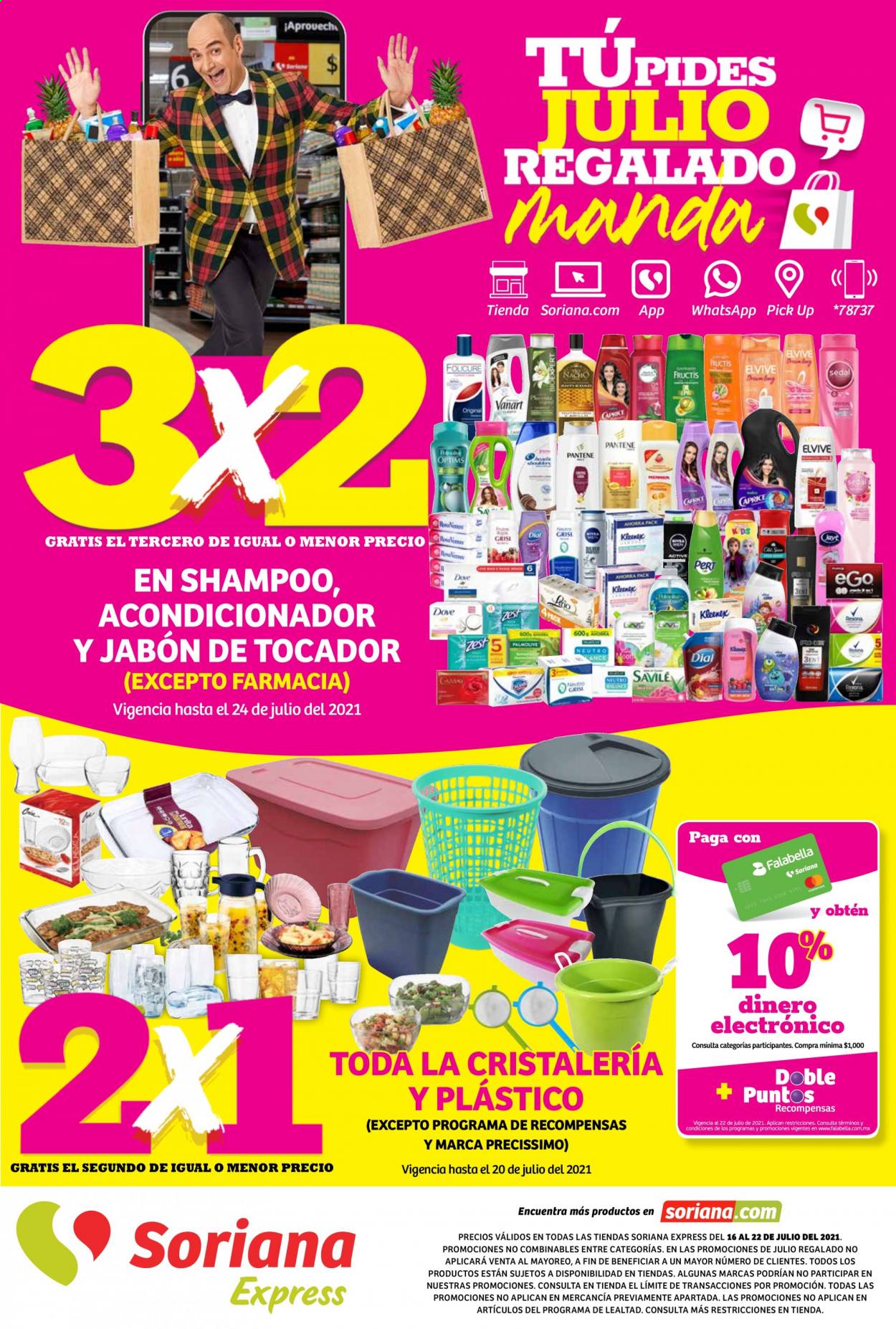 Catálogo Soriana Express - 16.7.2021 - 22.7.2021. Página 1