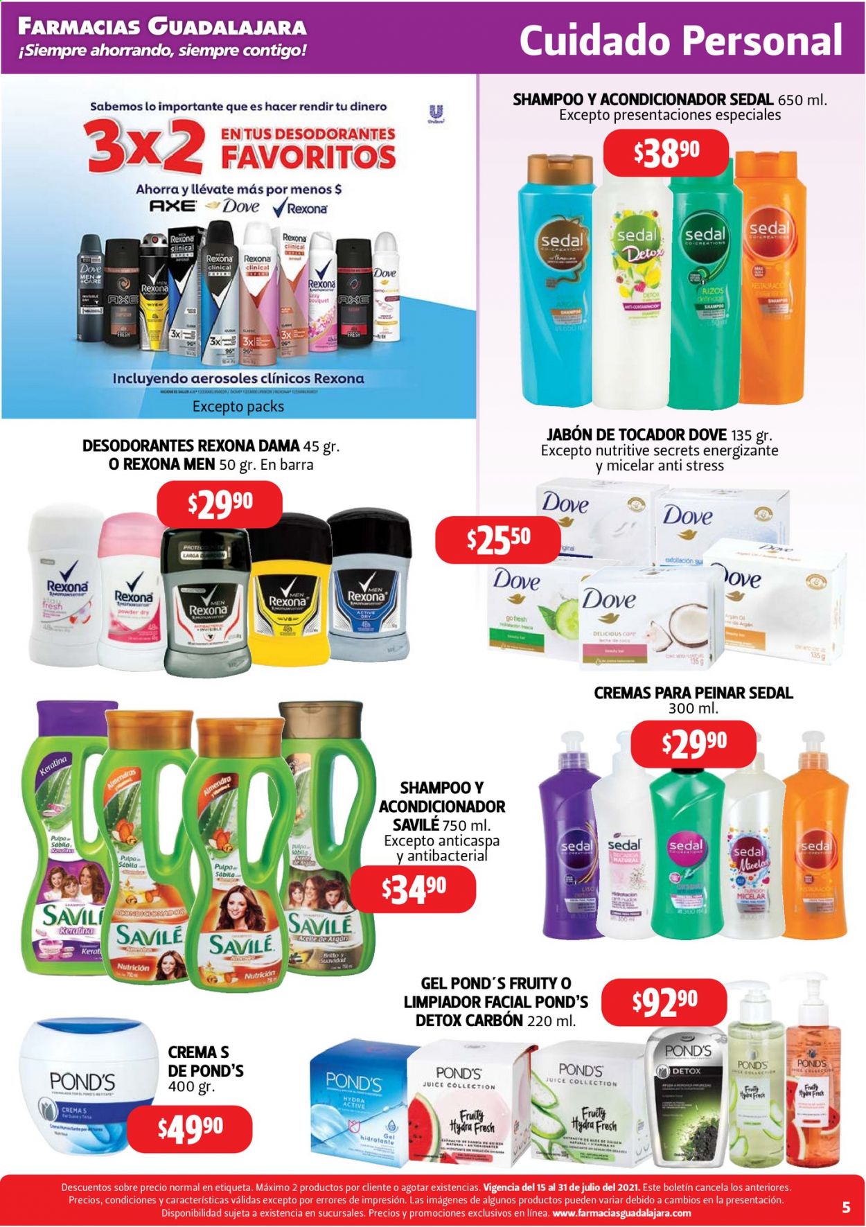 Catálogo Farmacias Guadalajara - 15.7.2021 - 31.7.2021. Página 5