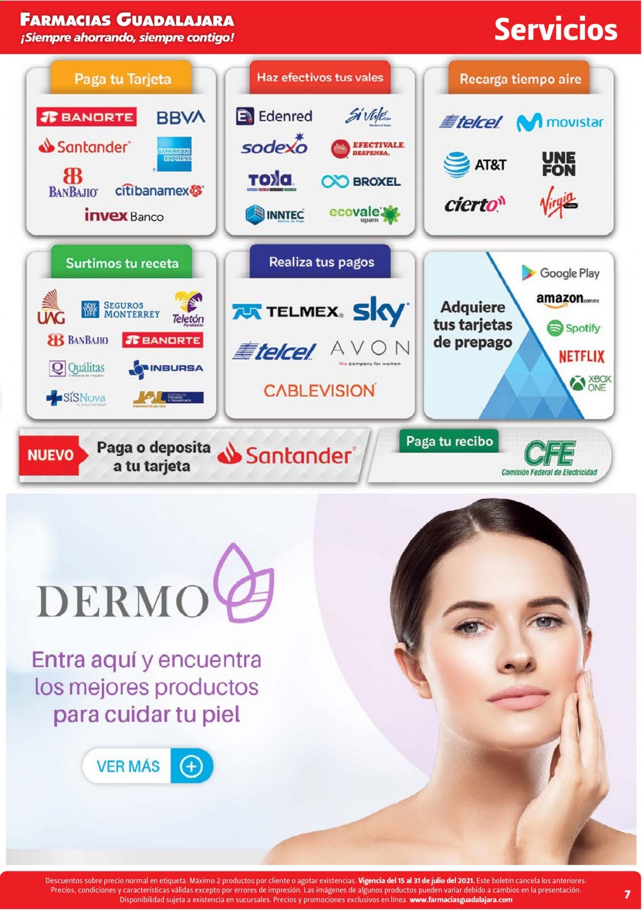 Catálogo Farmacias Guadalajara - 15.7.2021 - 31.7.2021. Página 7