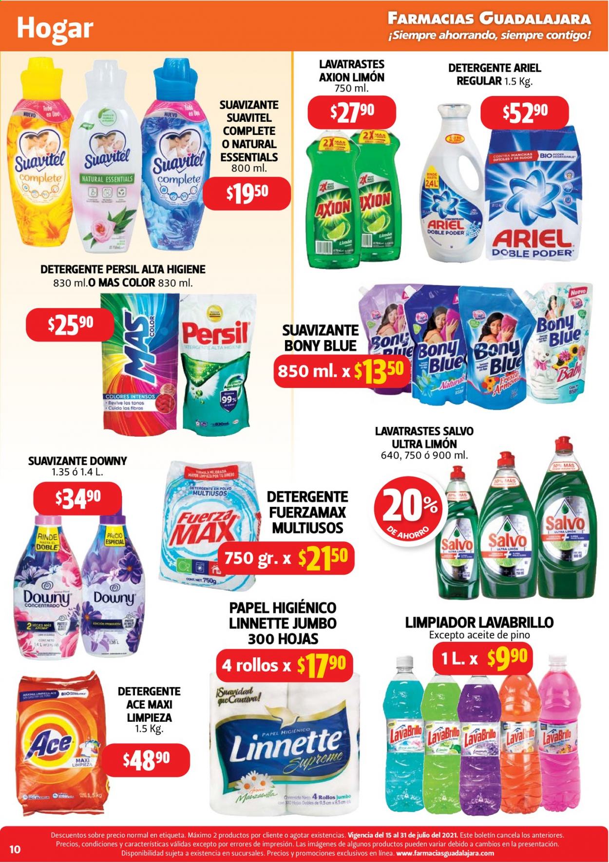 Catálogo Farmacias Guadalajara - 15.7.2021 - 31.7.2021. Página 10