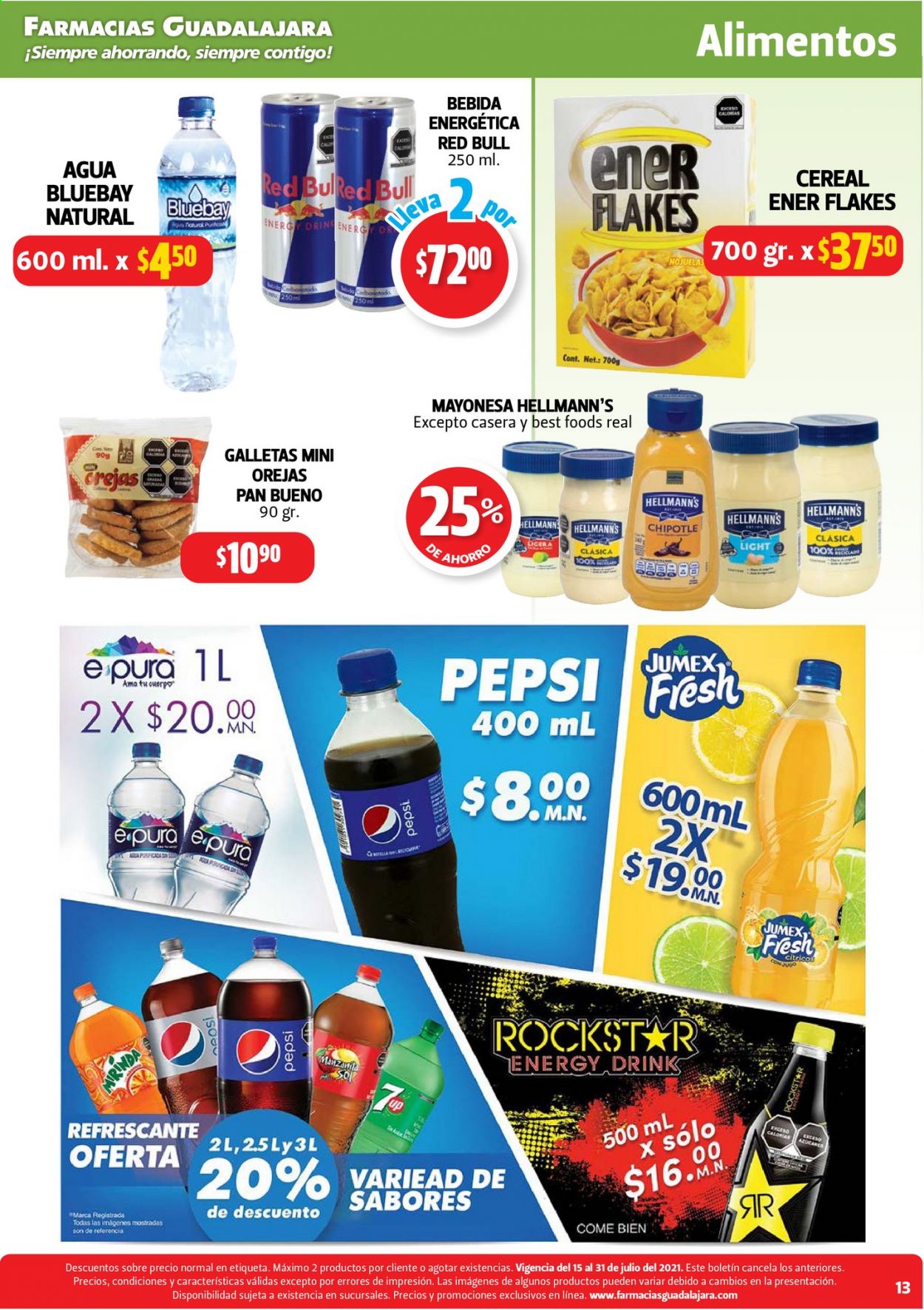 Catálogo Farmacias Guadalajara - 15.7.2021 - 31.7.2021. Página 13