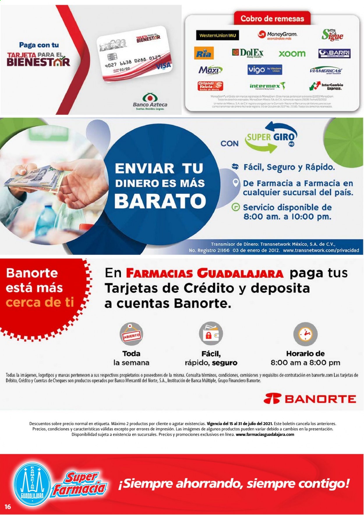 Catálogo Farmacias Guadalajara - 15.7.2021 - 31.7.2021. Página 16