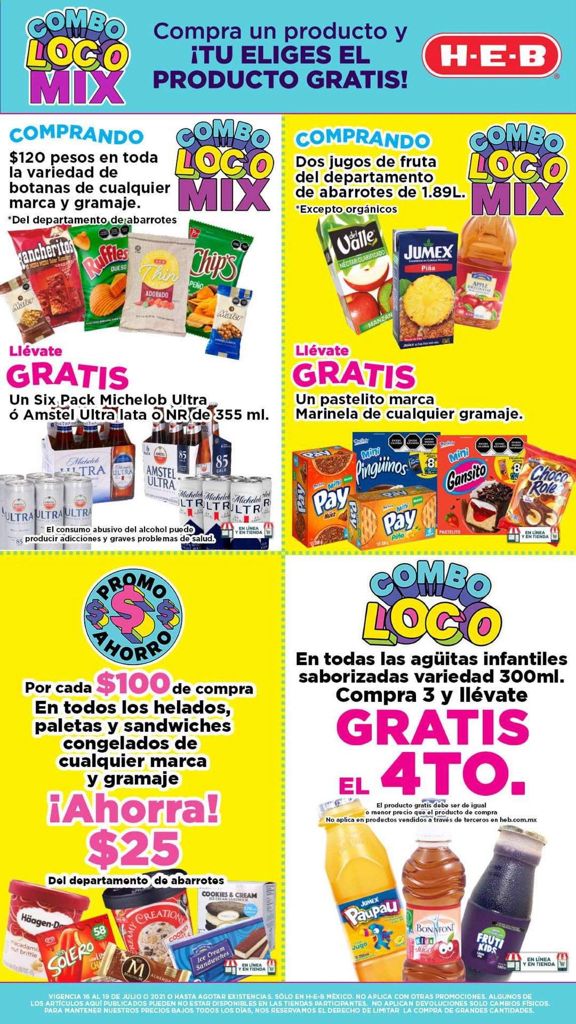 Catálogo H-E-B - 16.7.2021 - 19.7.2021. Página 3