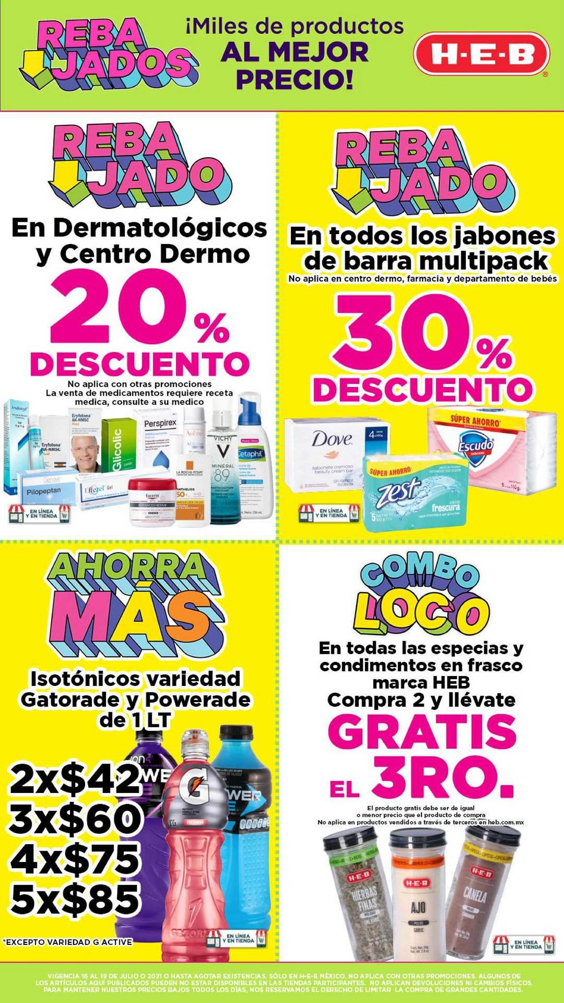 Catálogo H-E-B - 16.7.2021 - 19.7.2021. Página 4