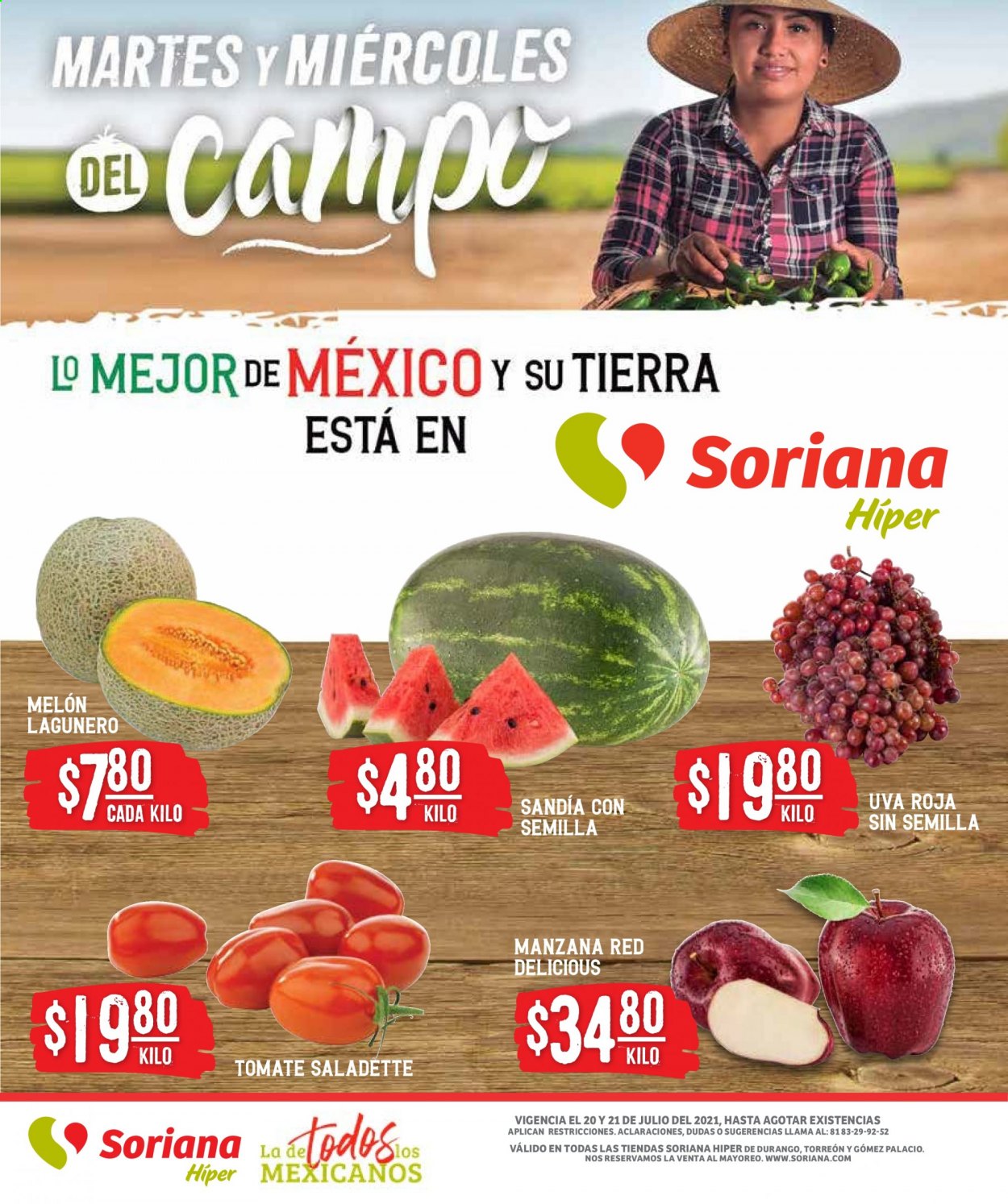 Catálogo Soriana Híper - 20.7.2021 - 21.7.2021. Página 1
