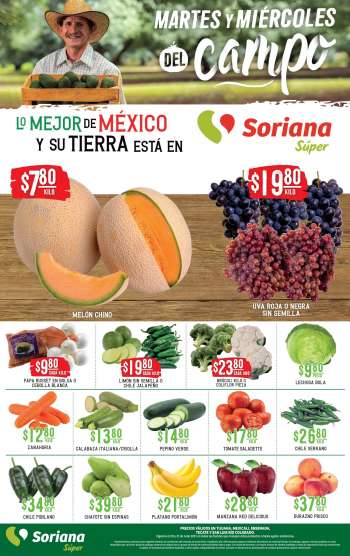 Folleto actual Soriana Súper - 20.7.2021 - 21.7.2021.