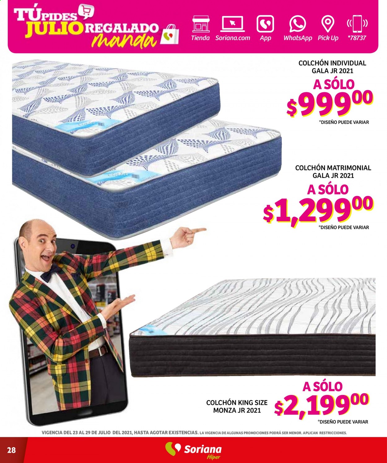 Catálogo Soriana Híper - 23.7.2021 - 29.7.2021. Página 28
