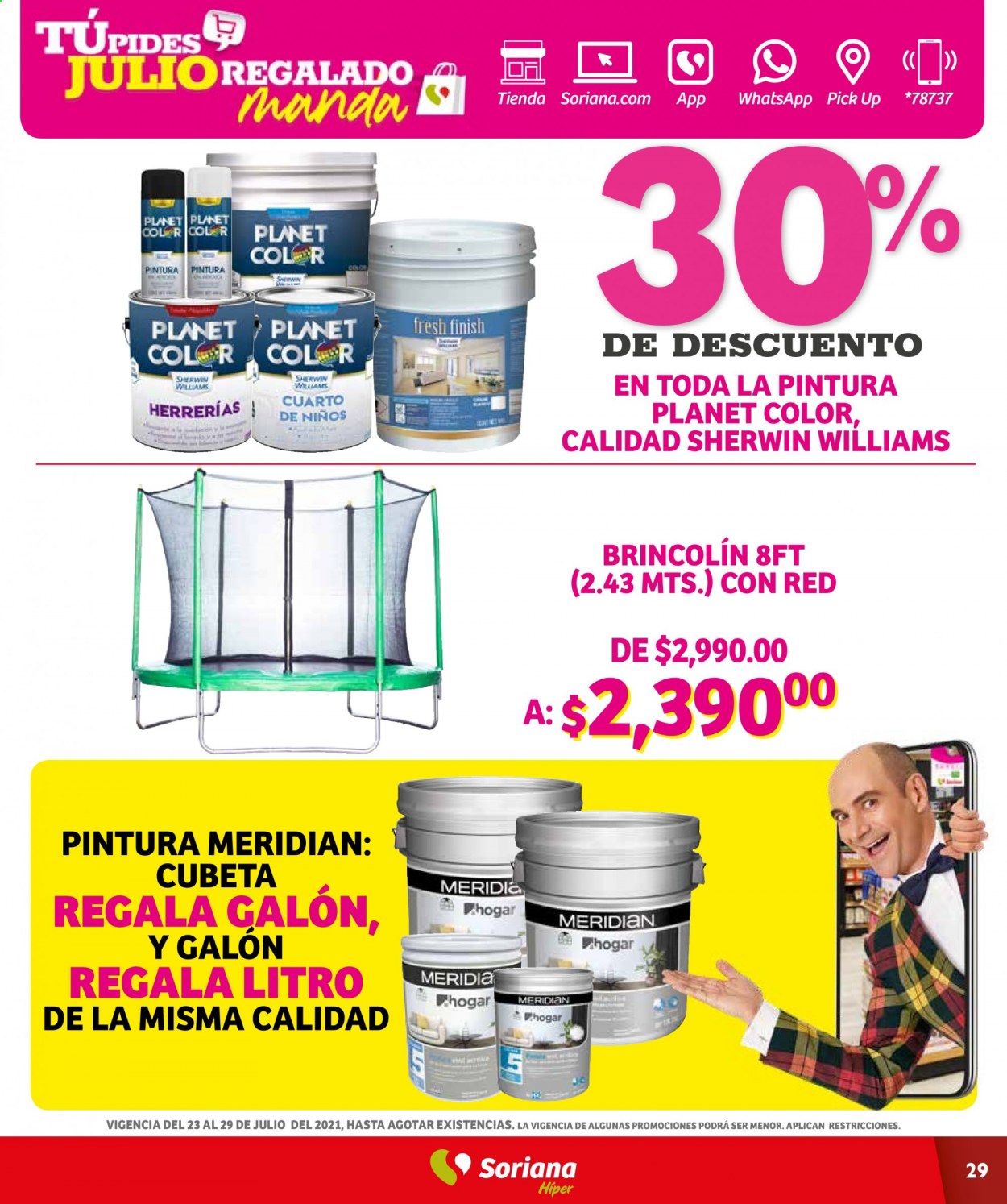 Catálogo Soriana Híper - 23.7.2021 - 29.7.2021. Página 29