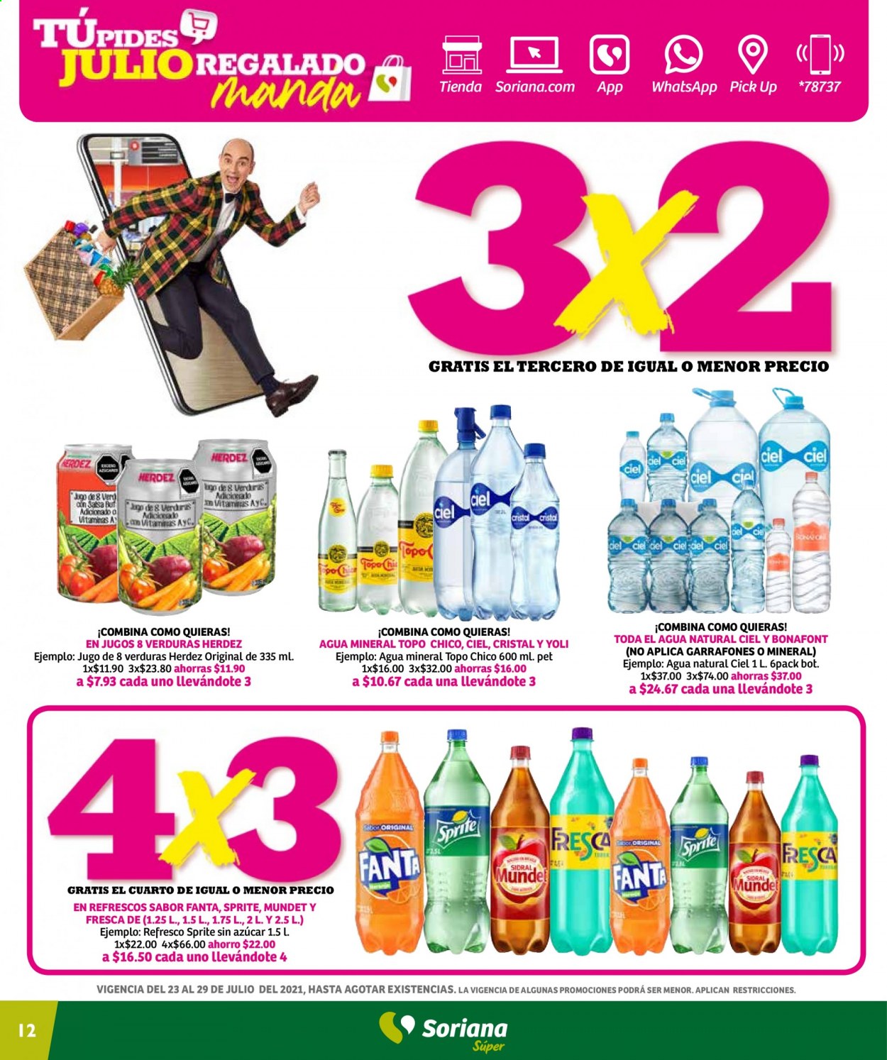 Catálogo Soriana Súper - 23.7.2021 - 29.7.2021. Página 12