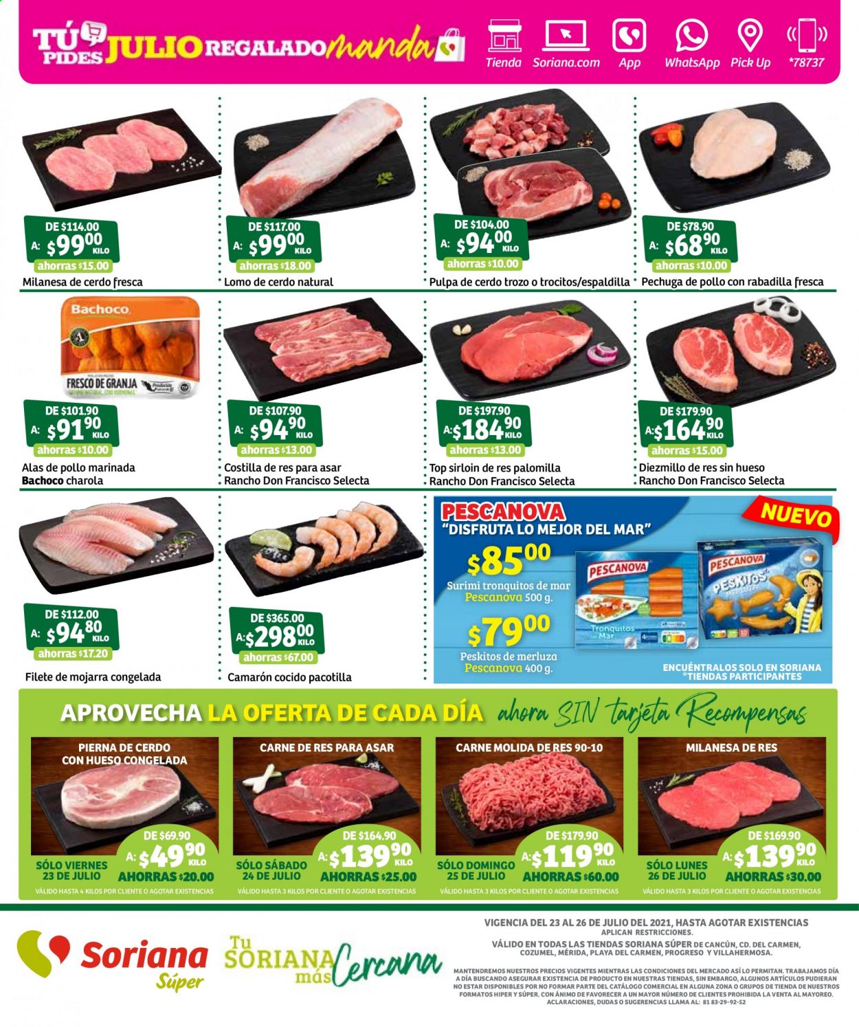 Catálogo Soriana Súper - 23.7.2021 - 23.7.2021. Página 1