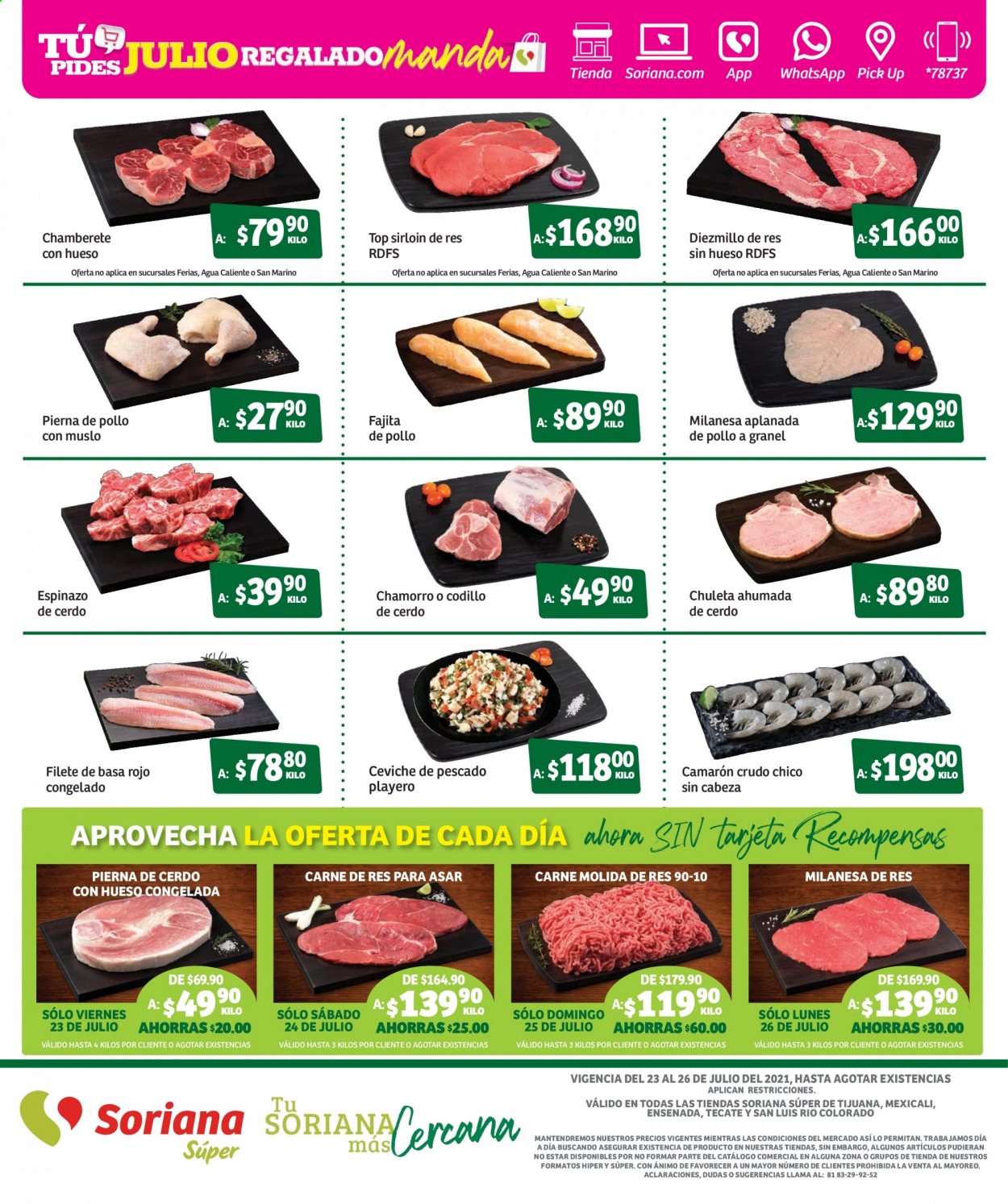 Catálogo Soriana Súper - 23.7.2021 - 26.7.2021. Página 1