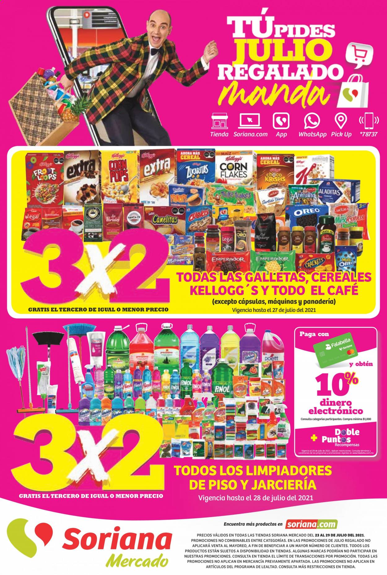 Catálogo Soriana Mercado - 23.7.2021 - 29.7.2021. Página 1