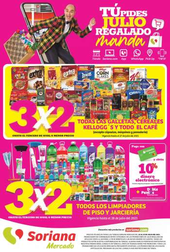 Folleto actual Soriana Mercado - 23.7.2021 - 29.7.2021.