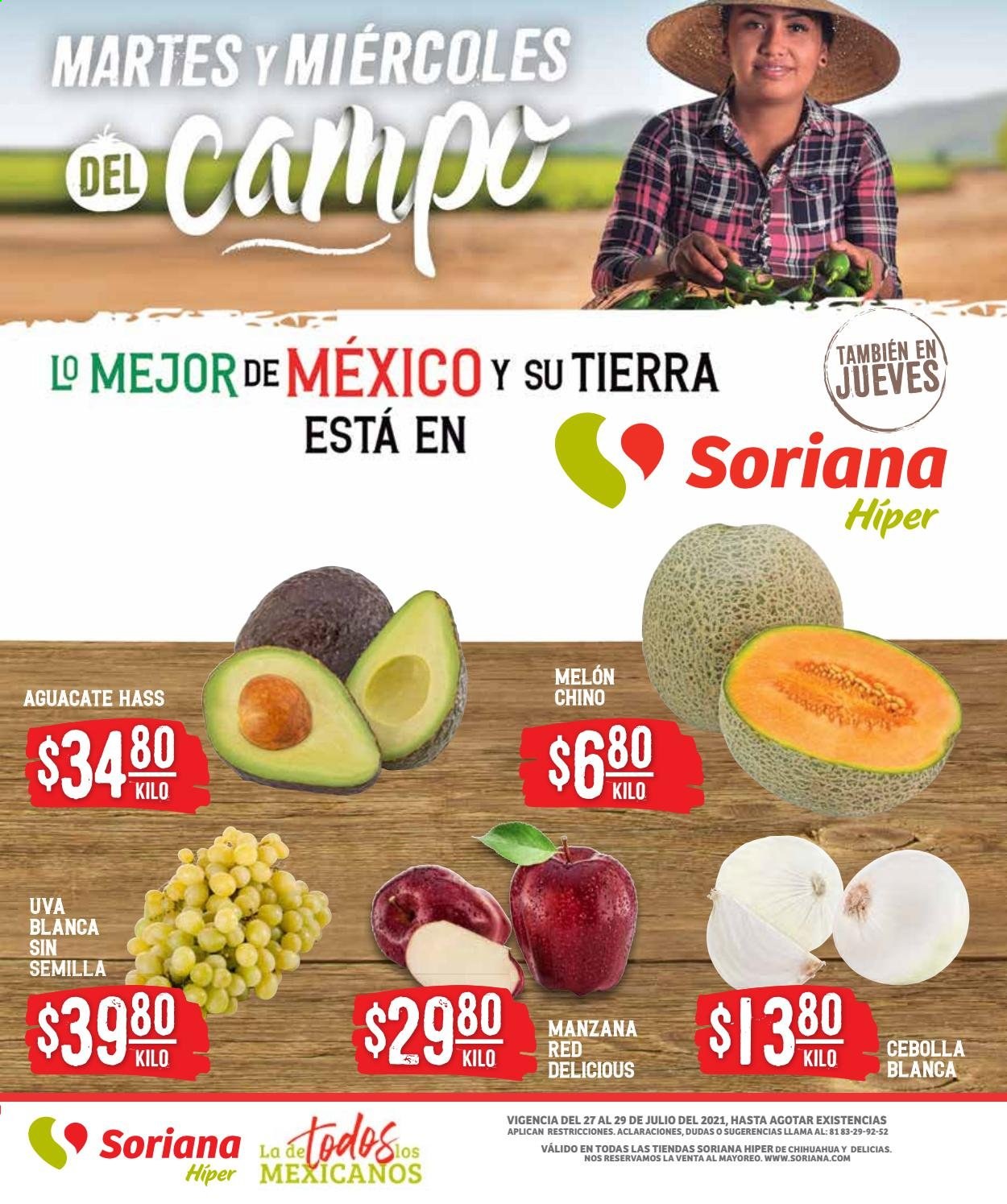 Catálogo Soriana Híper - 27.7.2021 - 29.7.2021. Página 1