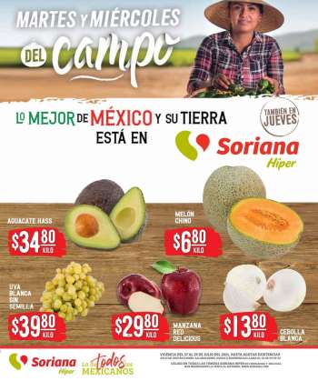 Folleto actual Soriana Híper - 27.7.2021 - 29.7.2021.