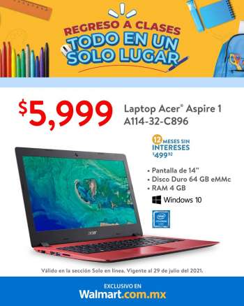 Folleto actual Walmart - 29.7.2021 - 29.7.2021.