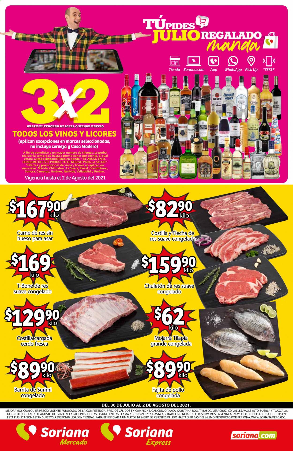 Catálogo Soriana - 30.7.2021 - 2.8.2021. Página 1