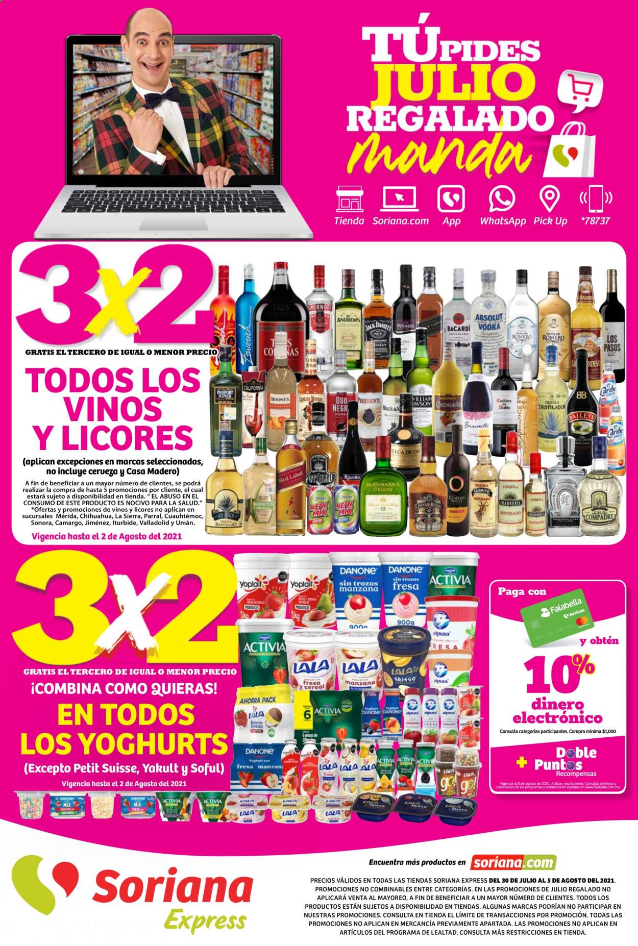 Catálogo Soriana Express - 30.7.2021 - 5.8.2021. Página 1
