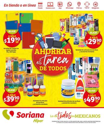 Folleto actual Soriana Híper - 30.7.2021 - 12.8.2021.