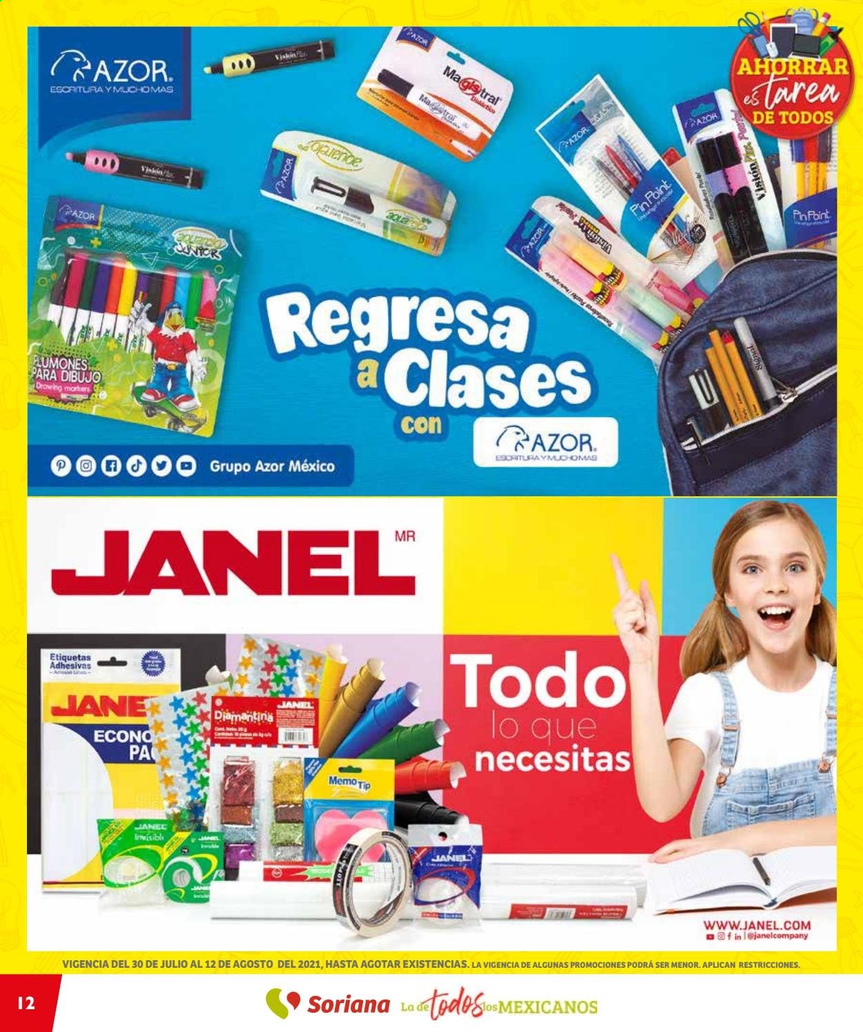 Catálogo Soriana Híper - 30.7.2021 - 12.8.2021. Página 12