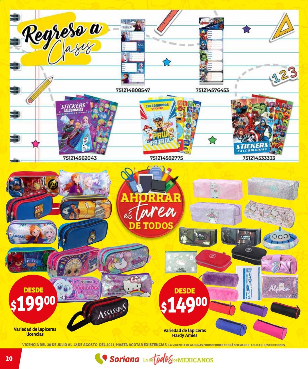 Catálogo Soriana Híper - 30.7.2021 - 12.8.2021. Página 20