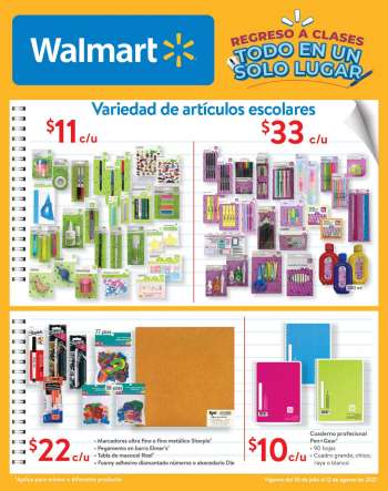 Folleto actual Walmart - 30.7.2021 - 12.8.2021.