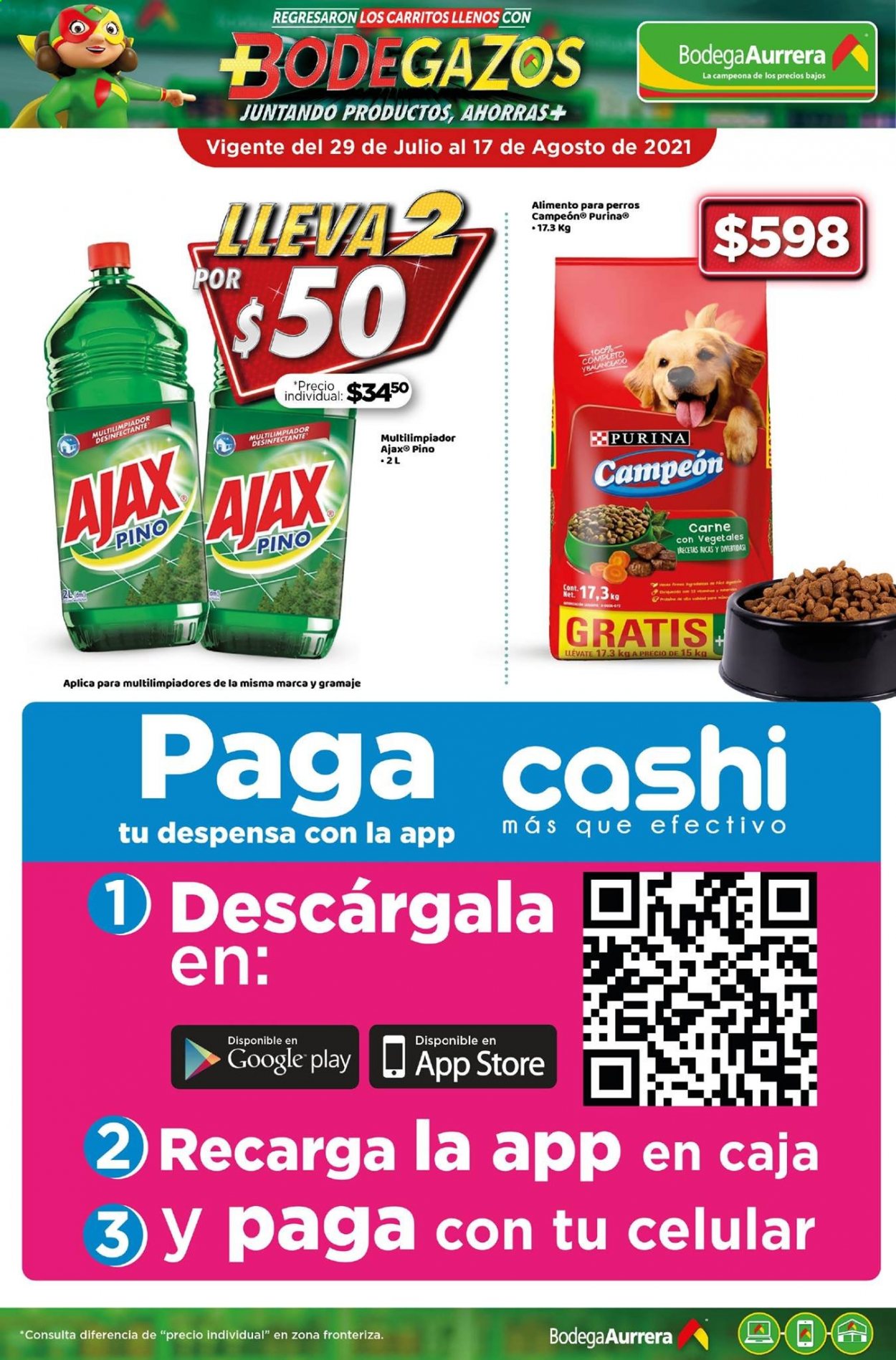 Catálogo Bodega Aurrerá - 29.7.2021 - 17.8.2021. Página 14